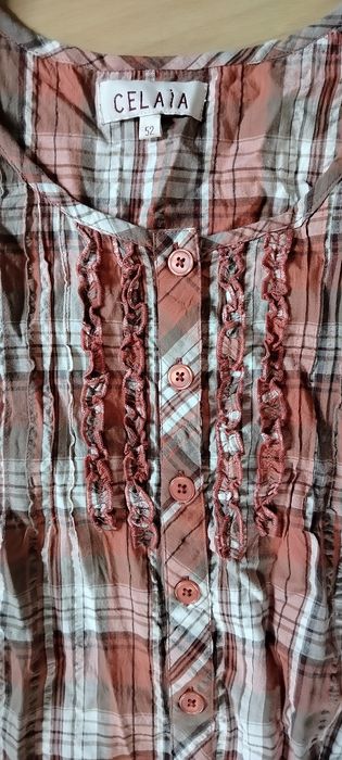 Ładna Duża Tunika Koszulowa Celaia bawełna 52 stan idealny