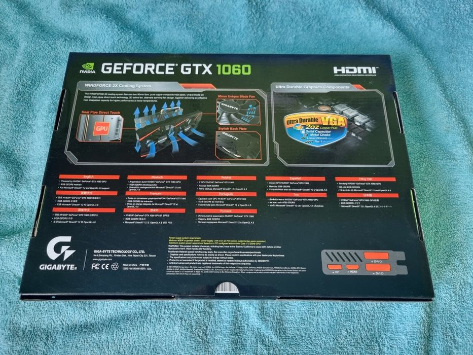 GTX 1060 6GB Geforce