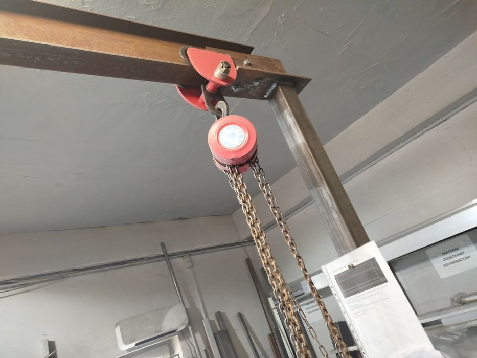 suwnica bramowa jezdna , wyciągarka ręczna, wózek jezdny