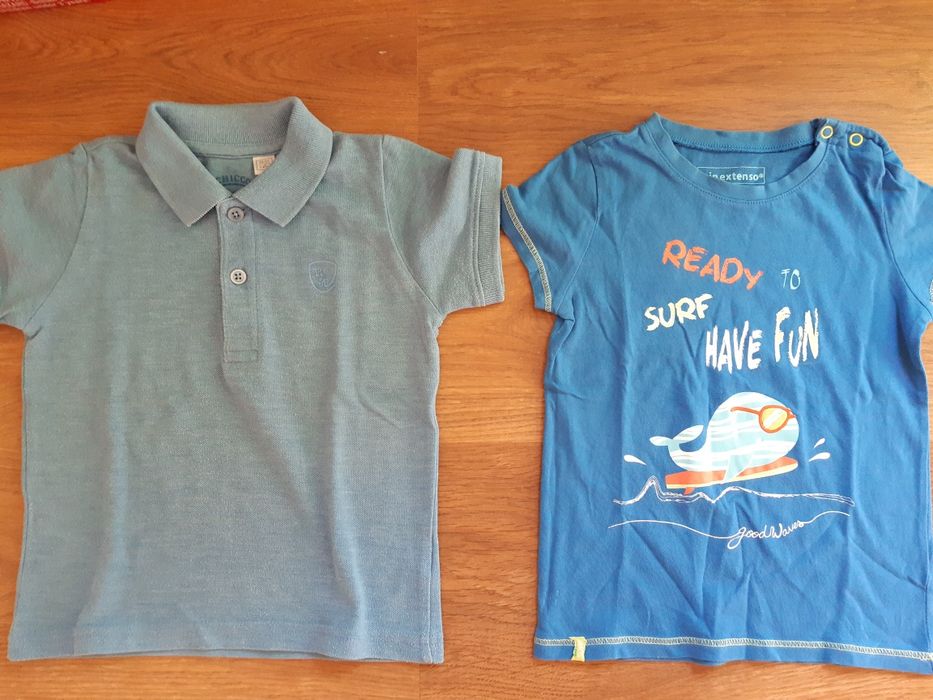 calções, tshirts e polo, menino, 3 anos