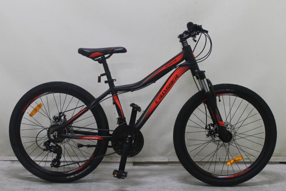 НОВЫЙ велосипед подростковый алюминиевый Crosser 24 и 26 Shimano Giant