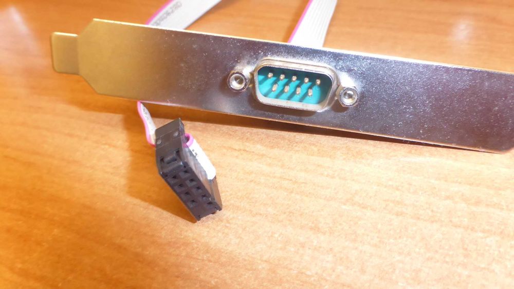 Планка COM-port, на задню панель