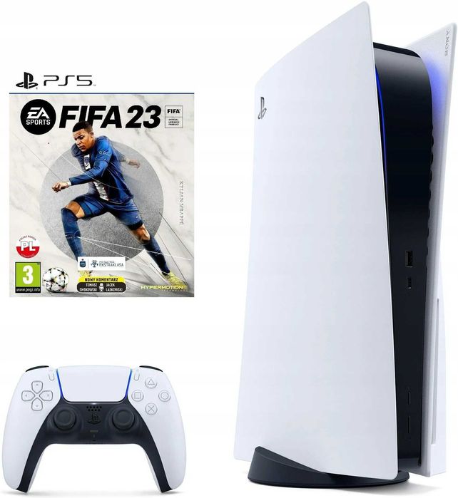 Приставка Sony Playstation 5 BLU-RAY с дисководом CFI-1216A + FIFA23