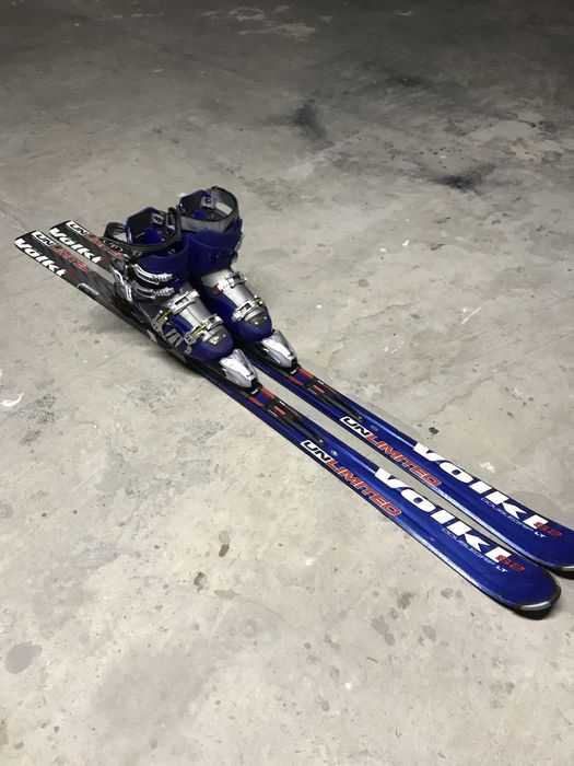Лижний комплект Volkl, лижі, лижні черевики 45, палки