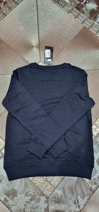 Rewelacyjna bluza damska granat klasyk napis bawełna premium S