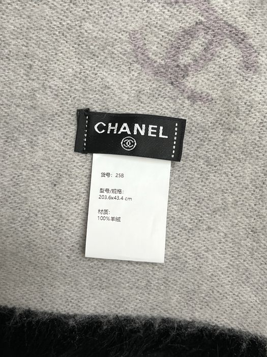 Жіночий кашеміровий шарф chanel