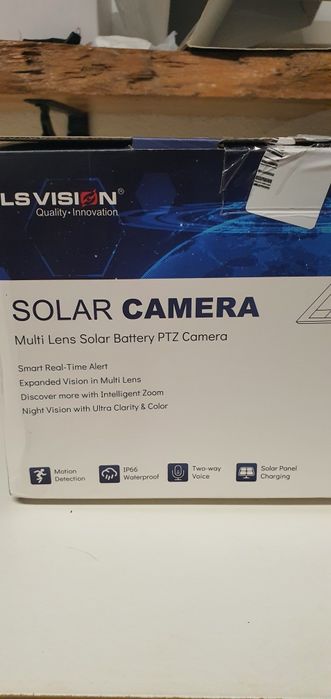Câmara vigilância solar nova