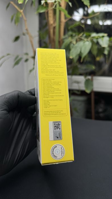 Мережевий зарядний пристрій Baseus Palm Fast Charger Type-C+USB 30W