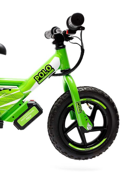 Rowerek biegowy elektryczny dla dzieci Polovolt Rs 12 Zielony 12"