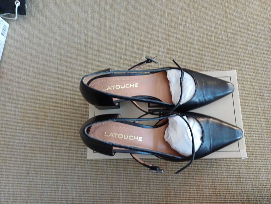 Sapatos de Salto Latouche com Pulseira e Pala (Nº39 EU)