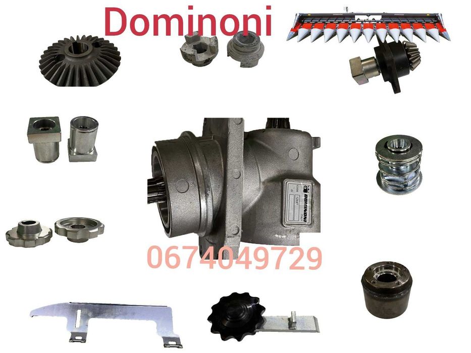 Запчастини жатка Dominoni "Доміноні"
