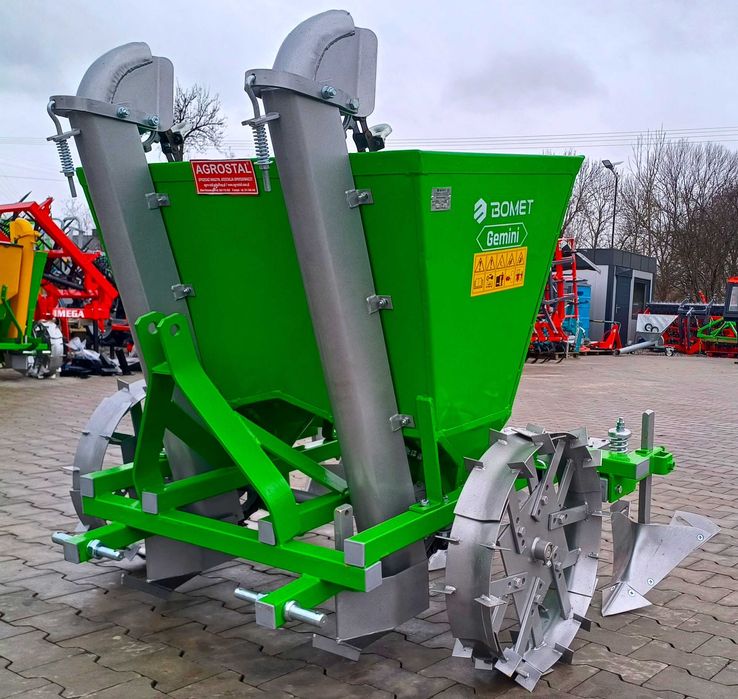 Sadzarka do ziemniaków BOMET jedno dwurzędowa dozownik promo AGROSTAL