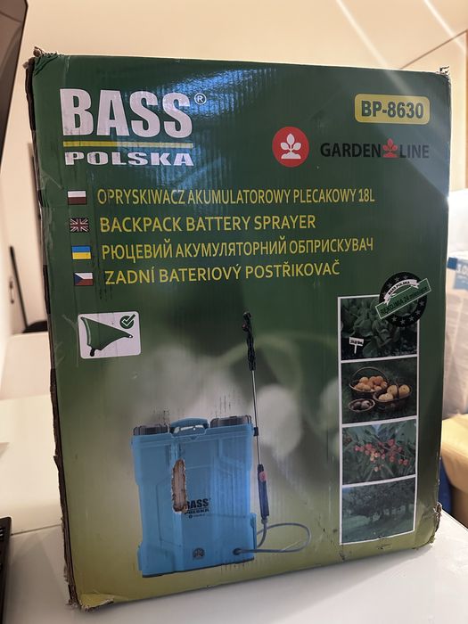 Opryskiwacz akumulatorowy plecakowy Bass Polska BP-8630 18L (Nowy)