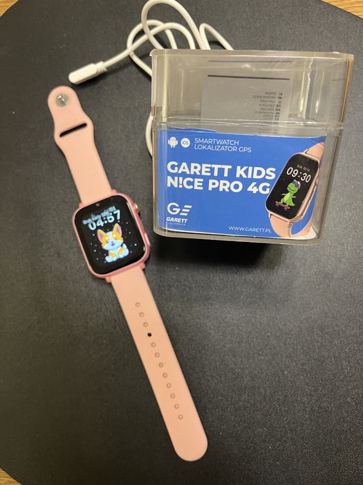 Garett Kids Nice Pro 4G smartwatch dzieciecy różowy