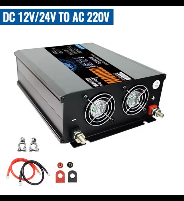 Inversor de Potência 12v/24v para 220v - Baixa de Preço