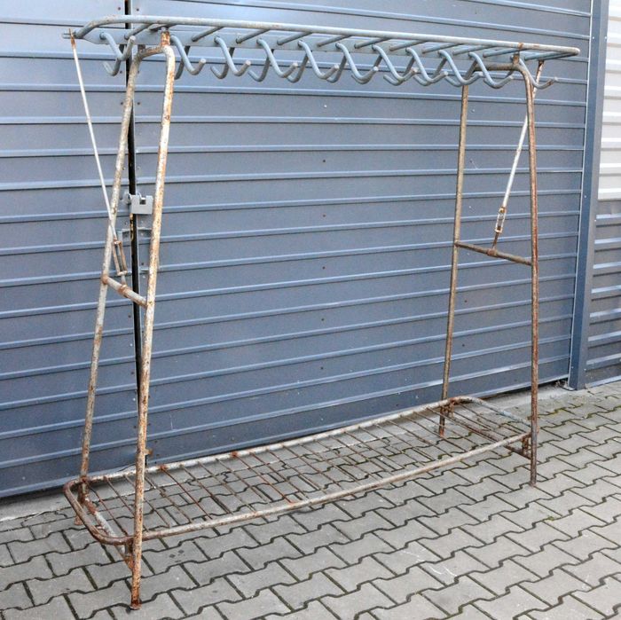 Wieszak szatniowy metalowy 190x180x60cm