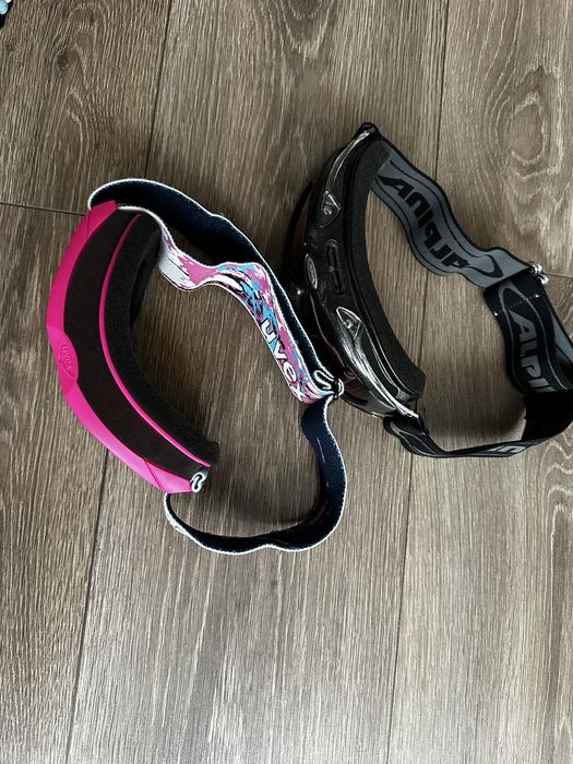 Лижна маска, сноубордична Uvex GreyPink ski,Alpina Bonfire Quattroflex