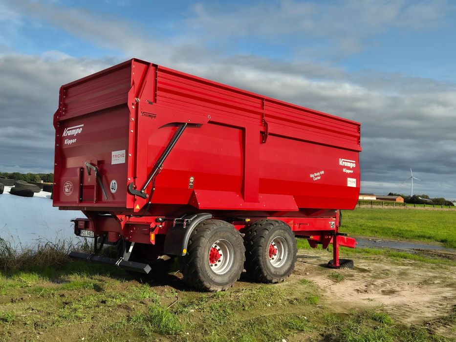 Kramer krampe  big body 640 carrier  przyczepa krampe  big body 640 , tandem , 30,5m3, 18t ładowności