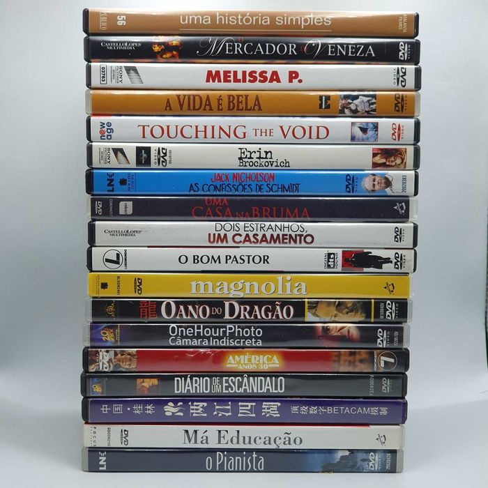 Lote 8/4 - Pack de 18 Filmes em DVD - Ref.VI