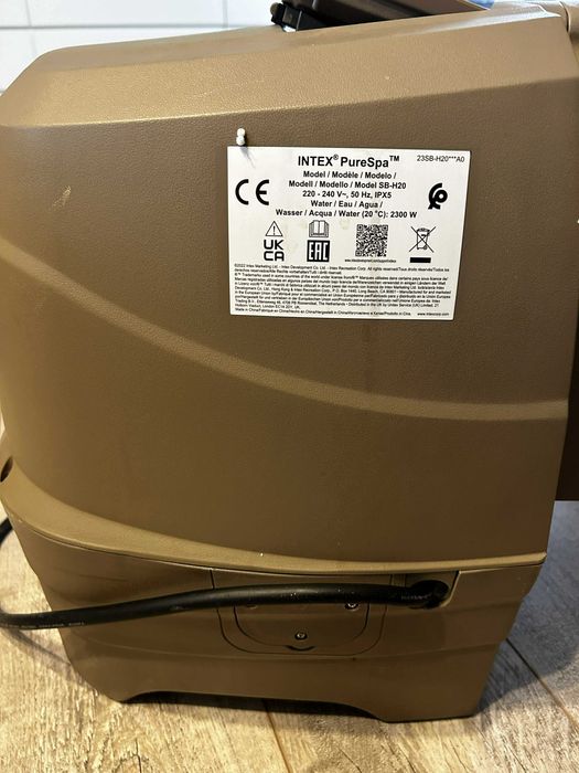 Pompa Do Basenu Jacuzzi Spa Intex Podgrzewacz Silnik Panel Sterujący