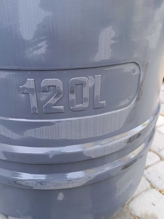 Бочка для води харчова пластикова сіра 120л.  2 шт.
