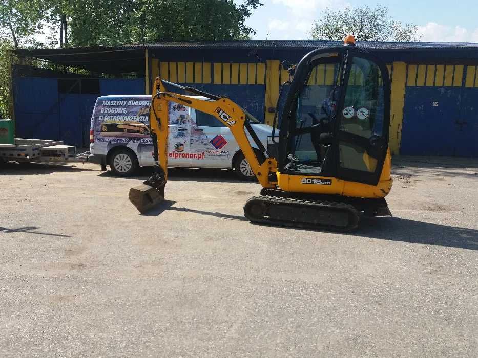 Usługi Mini-Koparką JCB 8018 CTS-Wynajem Koparki z Operatorem