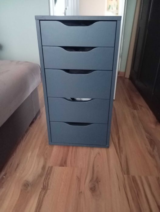 Alex Ikea komoda kolor niebieski granatowy