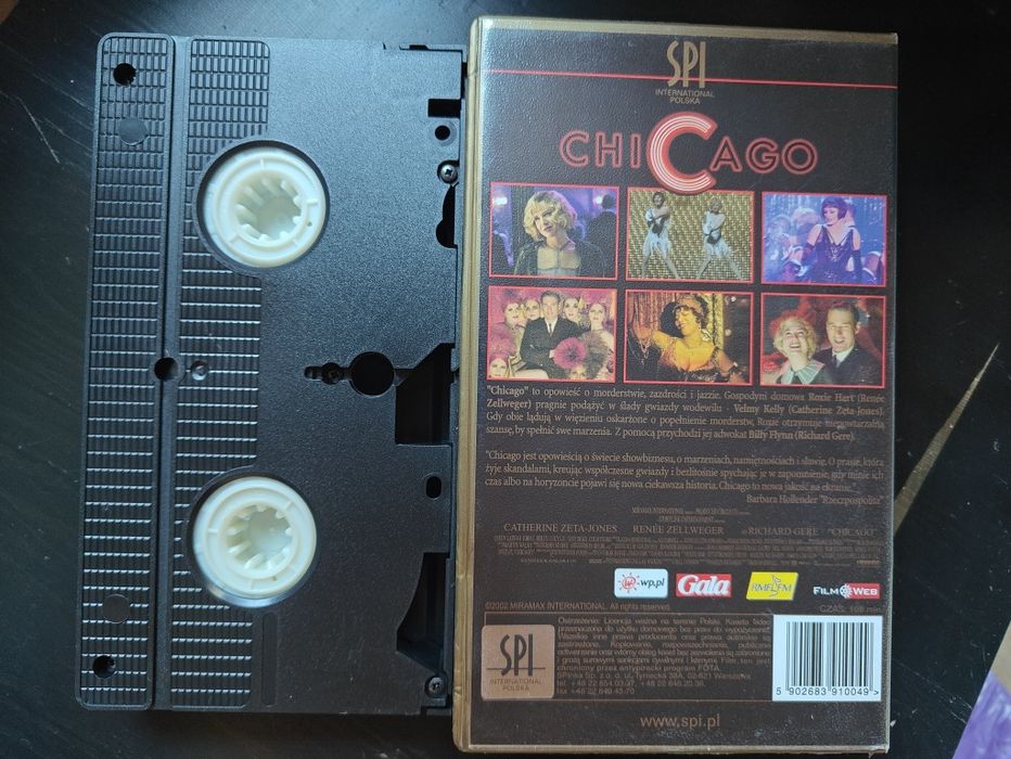 Chicago film VHS magnetowid