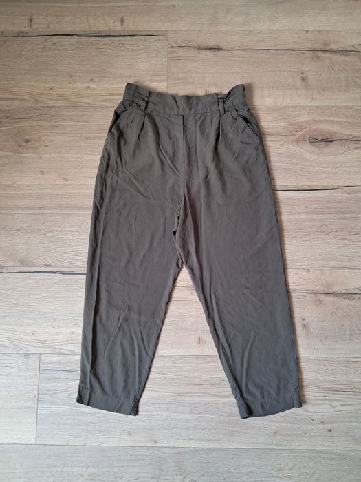 Luźne spodnie materiałowe, h&m
