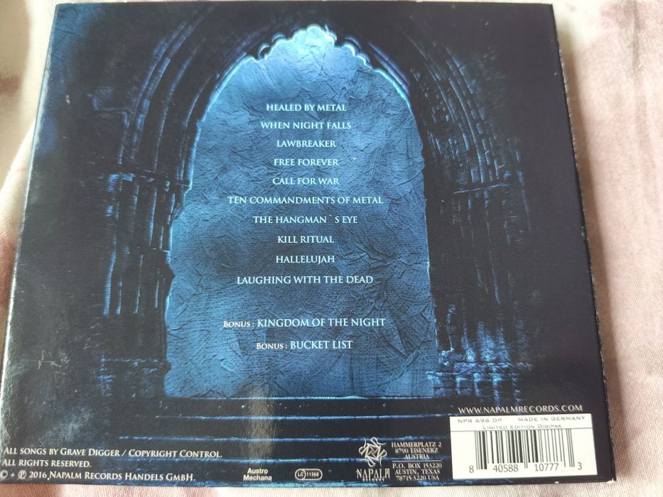 Grave Digger - Healed By Metal (CD, Album, Ltd, Dig)(vg+)