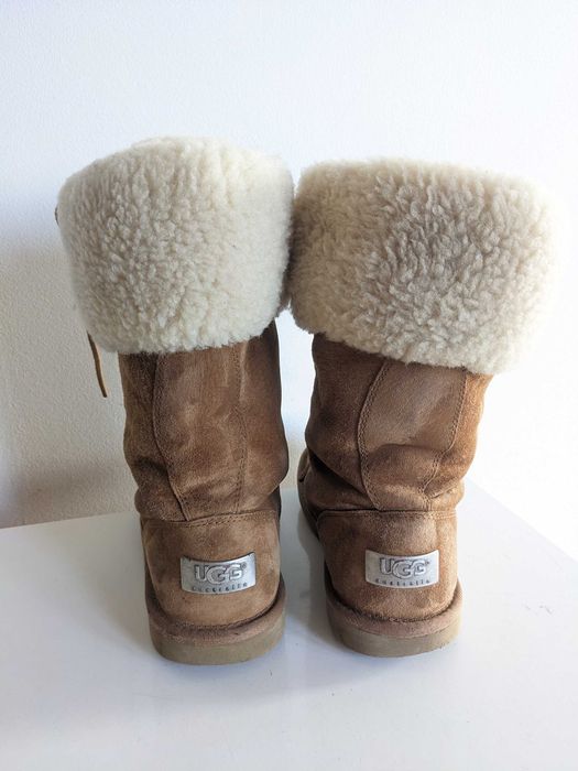 Damskie skórzane buty zimowe, śniegowce UGG Montclair, rozmiar 36/37.