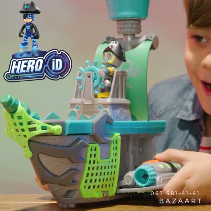 Герої в масках піратський корабель PJ Masks Pirate Battleship, пірати