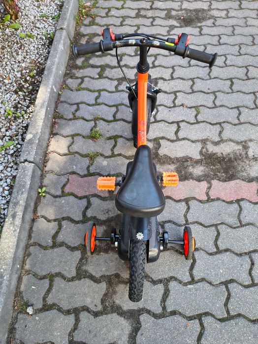 Juniorski dziecięcy rower Btwin 14" koła + kółka boczne