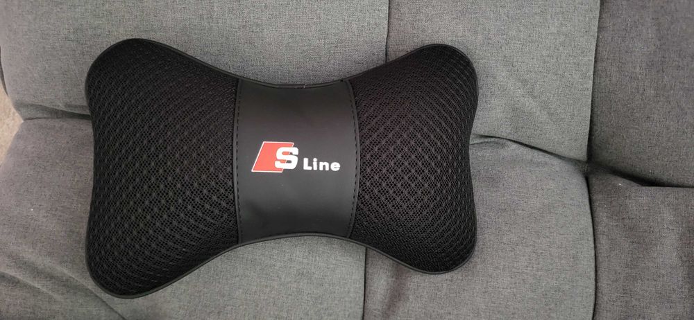 Nowa poduszka na zagłówek Sline S Line czarna