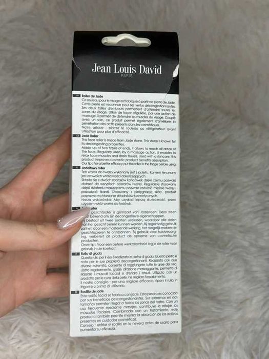 Jean Louis David | Jadeitowy roller do twarzy | Kamień naturalny | 1 szt.