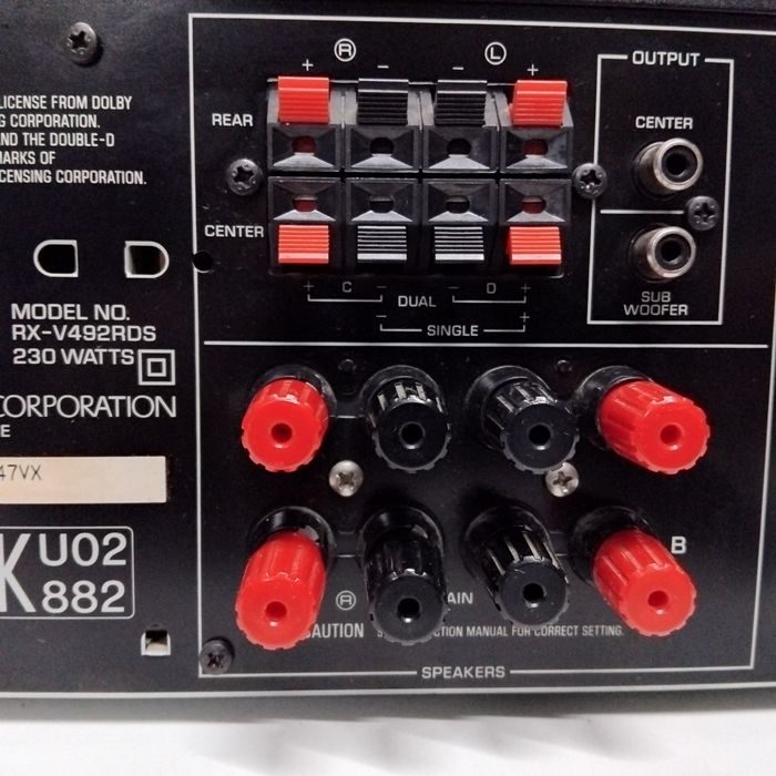 YAMAHA amplificador RX-V492
