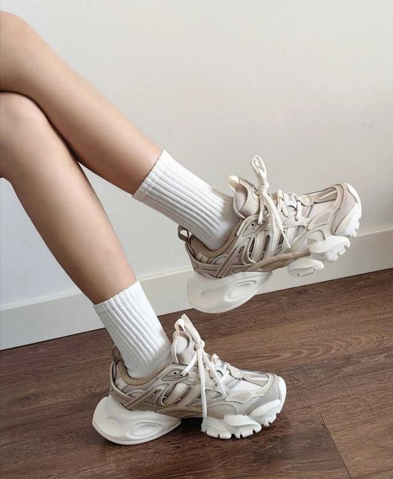 ‼️ БЕЗ ПЕРЕДОПЛАТИ ‼️Кроссовки Женские Adidas Vento XLG Runner Deluxe Beige /Кросівки Жіночі Адідас Венто