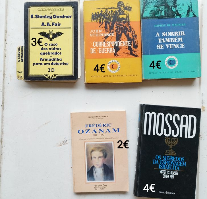 Livros usados sobre diversos assuntos
