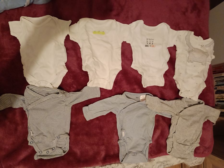 Zestaw 7szt body r.50