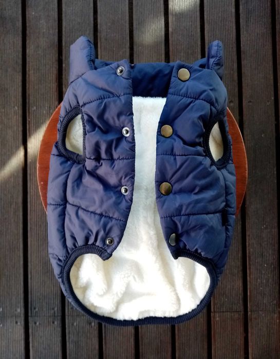 Casaco acolchoado de cão novo