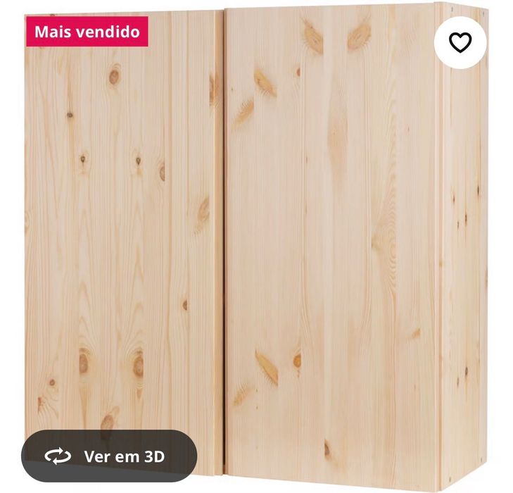Móvel ikea em Pinho com pouco uso