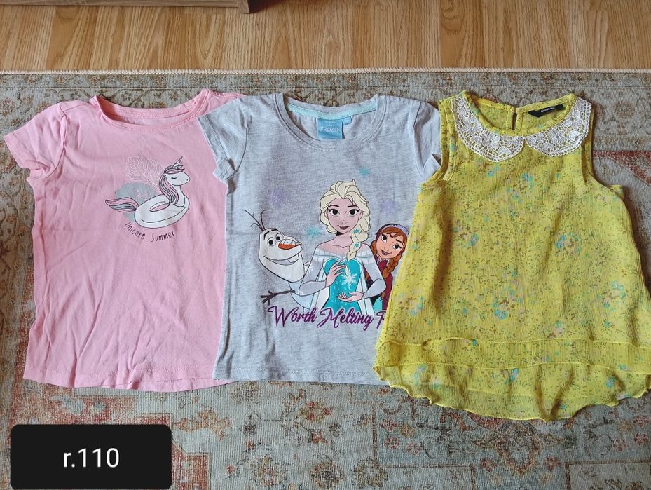 K19 Bluzki lato t-shirt r. 110
