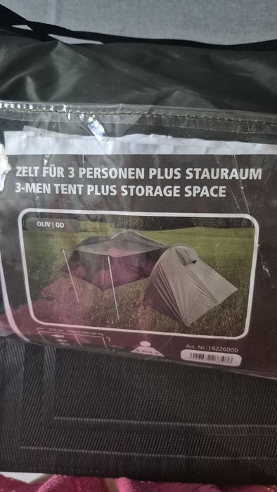 3 osobowy namiot wojskowy