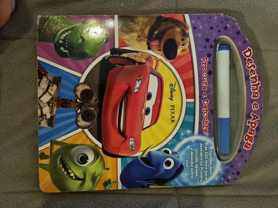 Disney/Pixar Seek-and-Draw Erasable Book