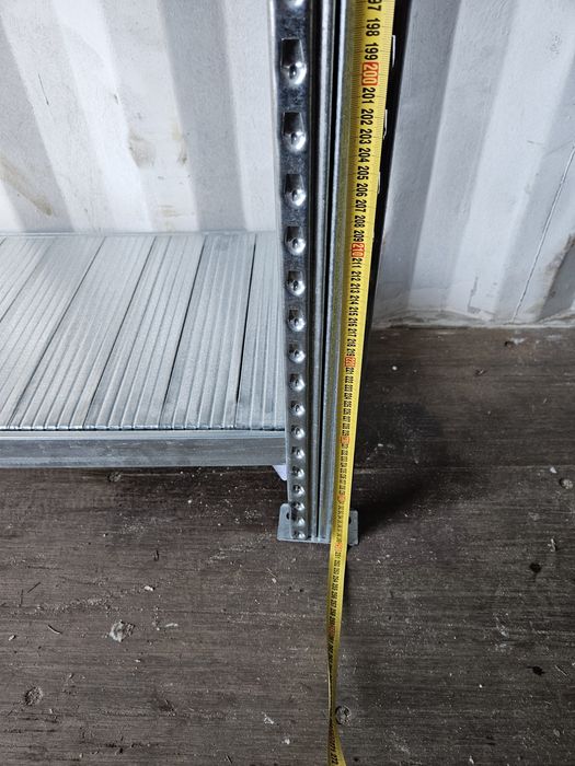 Regał  regały metalowy firmy metalsistem 250x40x128