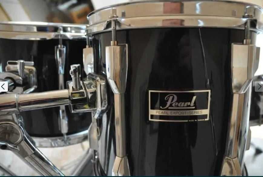 PEARL EXPORT+talerze Paiste-kompletna, nastrojona gotowa do gry!