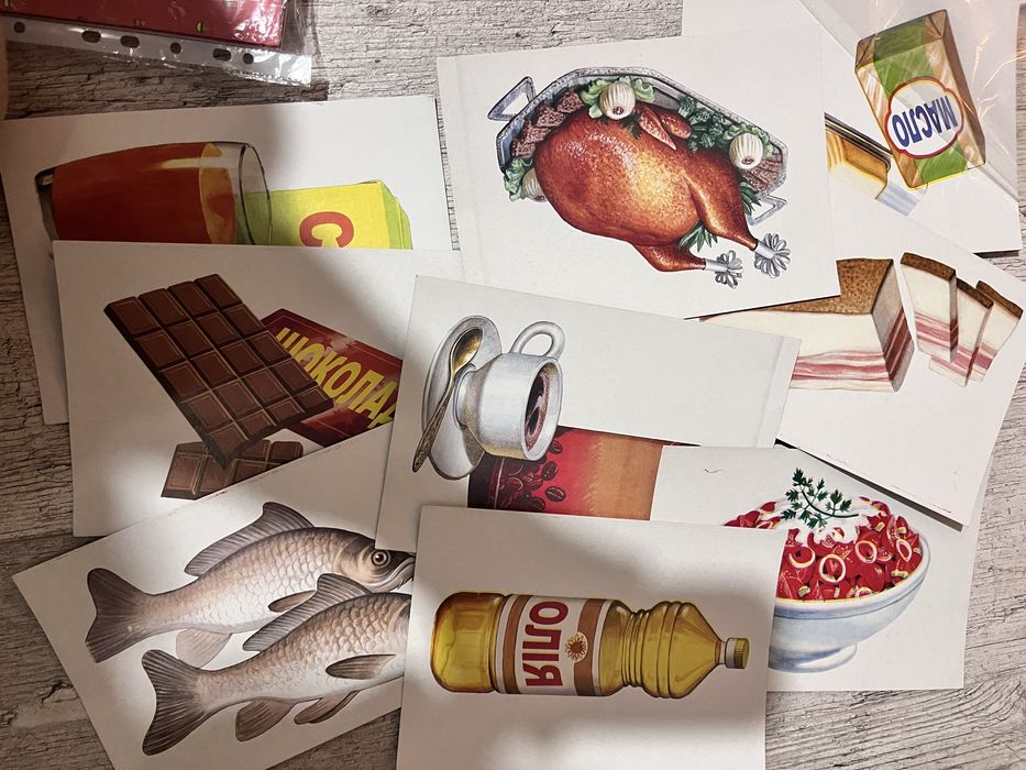 Карти ігри наглядний матеріал для дітей