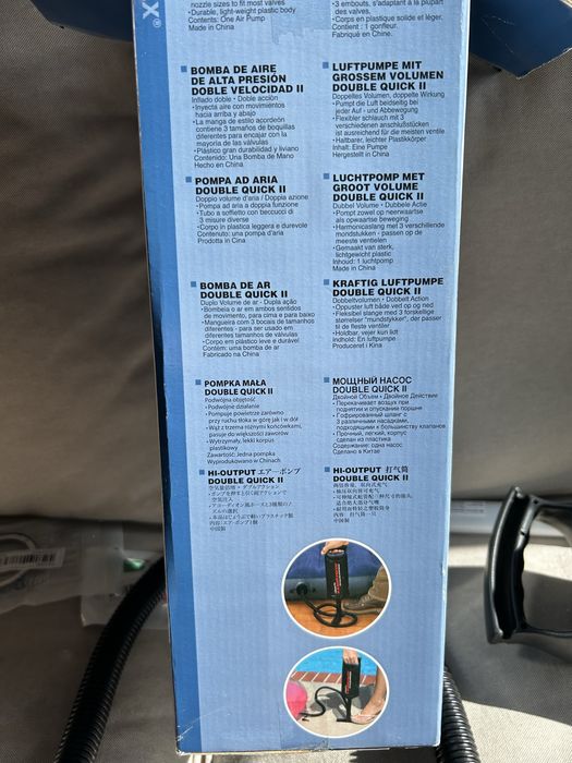 Bomba de ar manual de chao NOVA