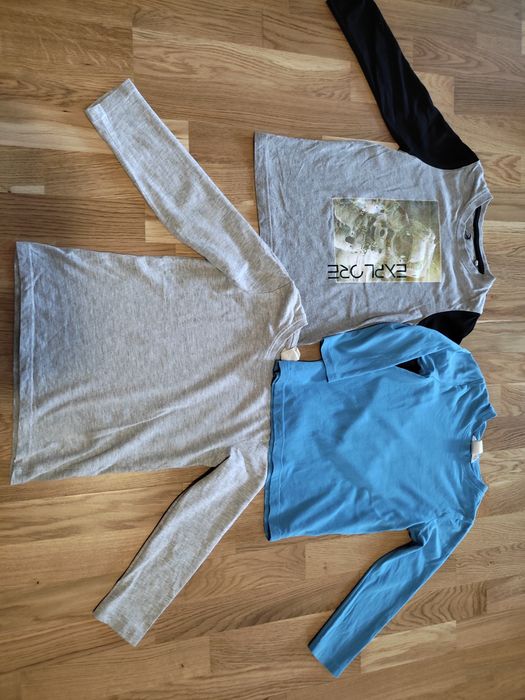 Jak nowe 3 koszulki z długim rękawem r. 98/104 H&M