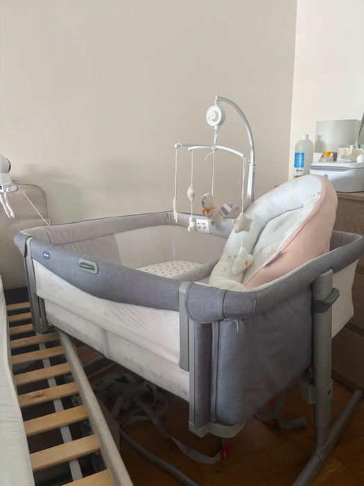 Berço NOVO Chicco Next2me twins para gêmeos